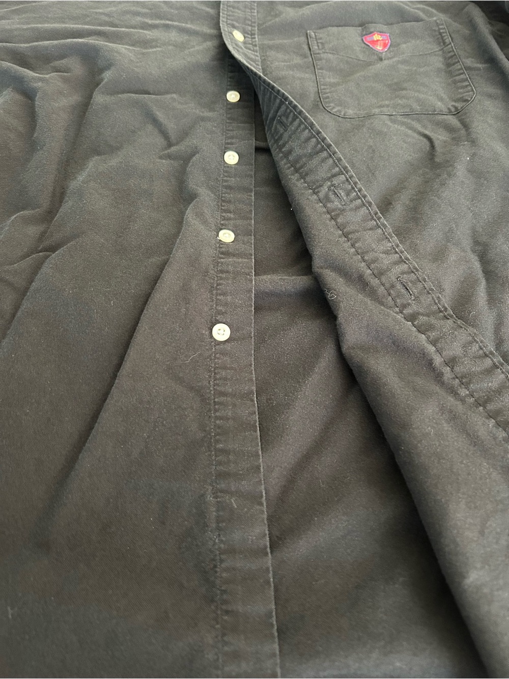 Vintage Ralph Lauren Golf Tilden Shirt Mens XXL Black Button Down Plaid RL Crest - Picture 4 of 6